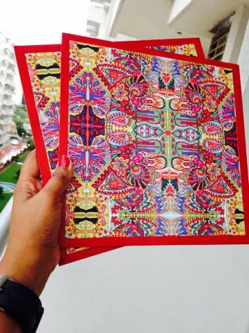 Spring-Fiesta Square Table Mats Spring-Fiesta Square Table Mats