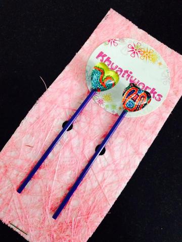The Ornate Hearts Purple Bobby Pins The Ornate Hearts Purple Bobby Pins