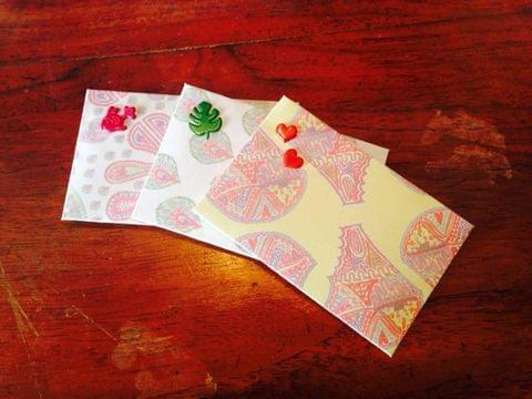 Whimsical Small Envelopes - Set of 3 Whimsical Small Envelopes - Set of 3