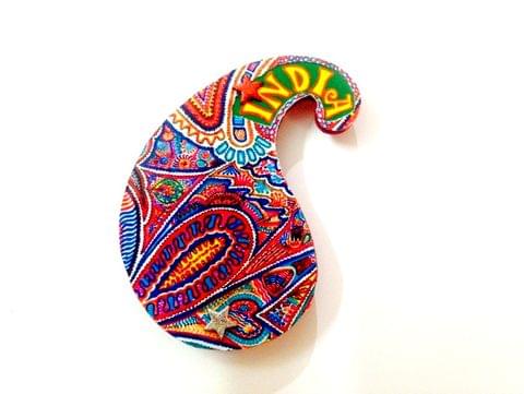 Art Paisley India Wooden Magnet Art Paisley India Wooden Magnet