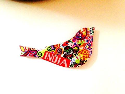 Summer Trail Birdie India Wooden Magnet Summer Trail Birdie India Wooden Magnet