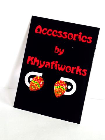 The Phulkari Series - Drop Studs The Phulkari Series - Drop Studs