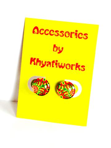 The Phulkari Series - Round Studs The Phulkari Series - Round Studs