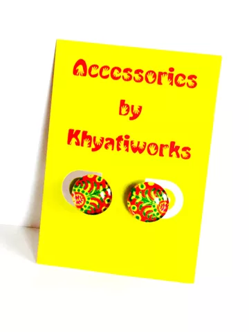 The Phulkari Series - Round Studs The Phulkari Series - Round Studs