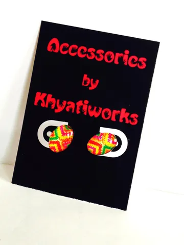 The Phulkari Series - Oval Studs The Phulkari Series - Oval Studs