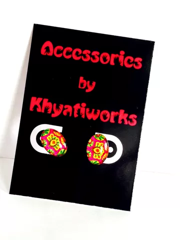 The Phulkari Series - Oval Studs The Phulkari Series - Oval Studs