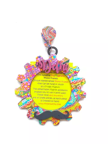 FRAMAGNETO Colorama Art Frame WITH MOUSTACHE - DELHI FRAMAGNETO Colorama Art Frame WITH MOUSTACHE - DELHI