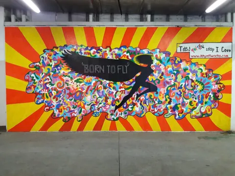 Born to Fly Mural Born to Fly Mural