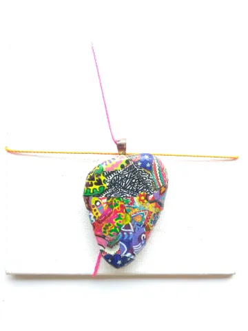 Psychedelic awesomeness handmade Pendant number 6 Psychedelic awesomeness handmade Pendant number 6