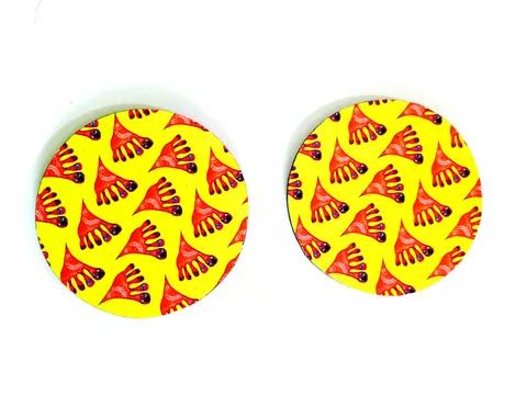 Lakshmi Round Coasters -4 inches Lakshmi Round Coasters -4 inches