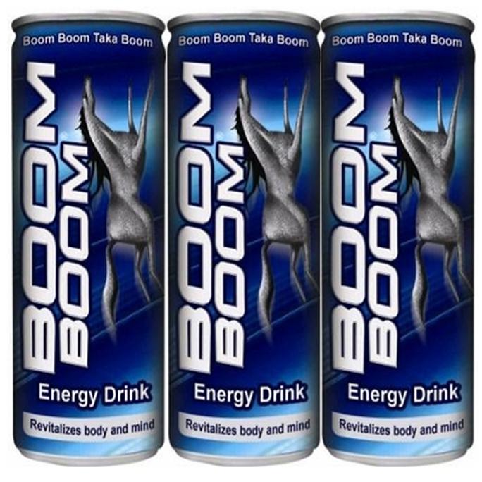 3x Boom Boom Energy Drink 250ml