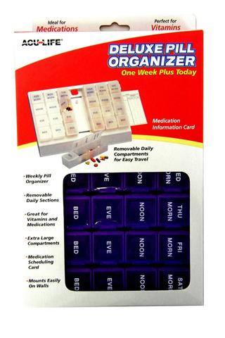 Budget Deluxe Pill Organiser Budget Deluxe Pill Organiser