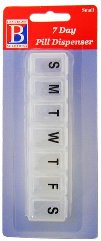 Budget Small 7 Day Pill Dispenser Budget Small 7 Day Pill Dispenser
