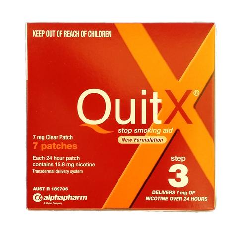 Quitx Patch 7mg 7 24Hr Quitx Patch 7mg 7 24Hr