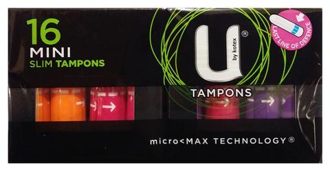 U by Kotex Tampons Mini 16 U by Kotex Tampons Mini 16