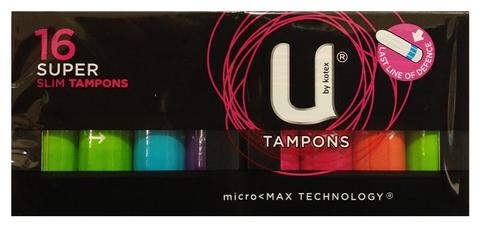 U by Kotex Tampons Super 16 U by Kotex Tampons Super 16