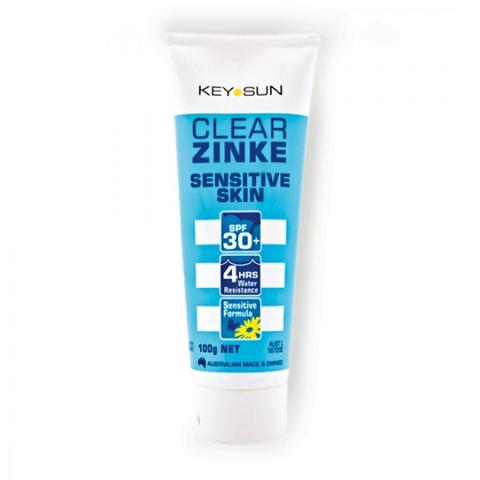 Key Sun Clear Zinke Sensitive 100g Key Sun Clear Zinke Sensitive 100g