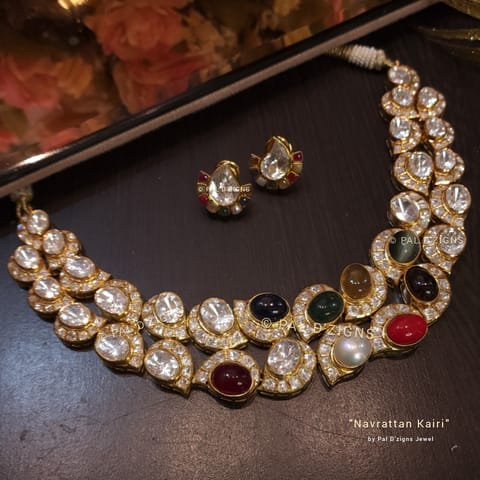 Navrattan Kairi Polki Set Navrattan Kairi Polki Set