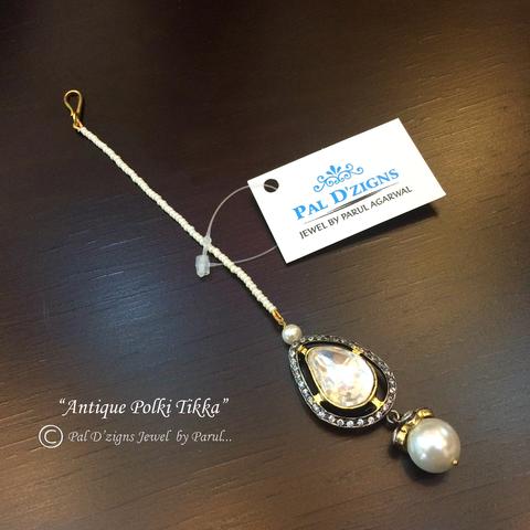Antique Polki Tikka Antique Polki Tikka