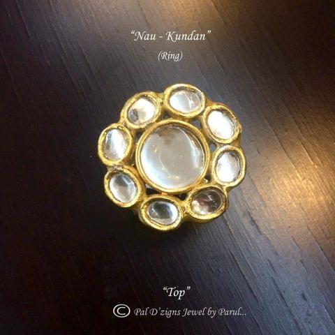Nau-Kundan Ring Nau-Kundan Ring