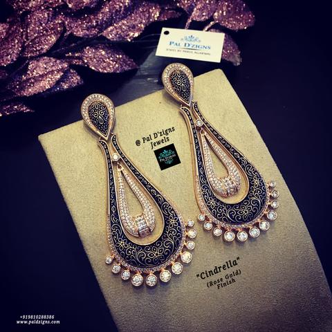 Cindrella - Rose Gold Earings Cindrella - Rose Gold Earings