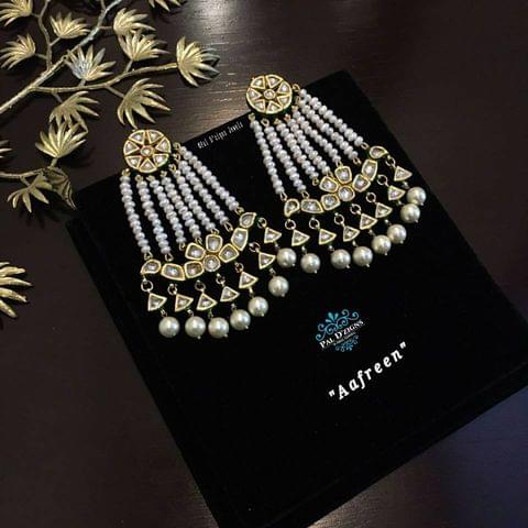 Aafreen polki earings Aafreen polki earings