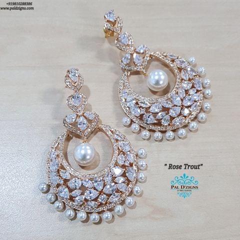 Rose Trout Diamond Earings Rose Trout Diamond Earings