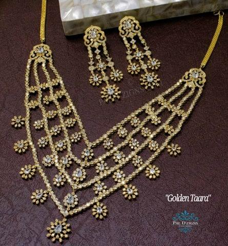 Golden Taara Necklace Set Golden Taara Necklace Set