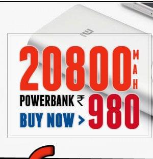 20800 Mah Powerbank Rs. 980 Shop Now >