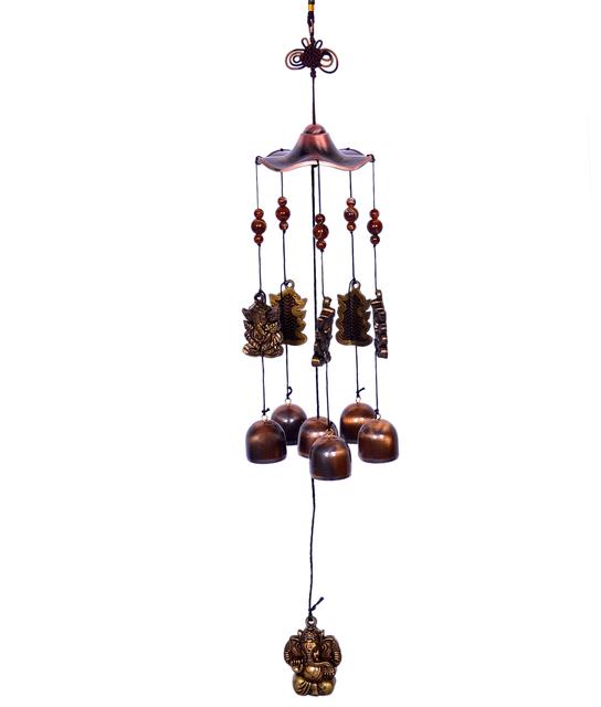Hanging Ganeshas Feng Shui Wind Chimes For Good Luck Positive Purpledip Hanging Ganeshas Feng Shui Wind Chimes For Good Luck Positive Energy 10425