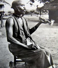 Africans claim to be the first ones to smoke up using a bong