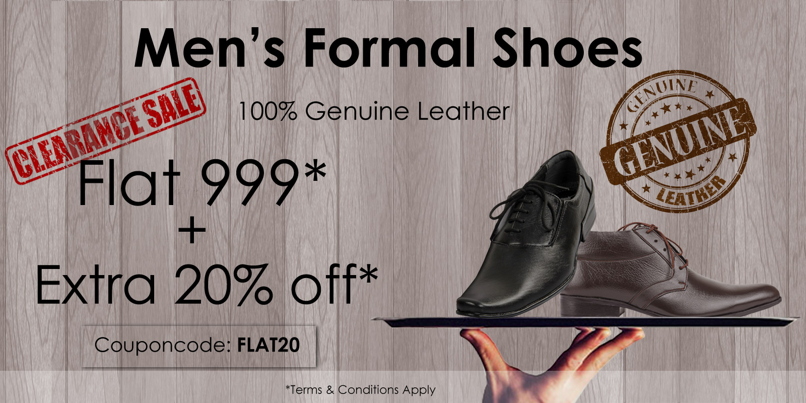 HideKraft Men's Formal Shoes HideKraft Men's Formal Shoes discount offer image 1