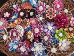 Quilled Big Assorted Flowers Basket Quilled Big Assorted Flowers Basket