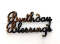 WE Letter Birthday Blessing WE Letter Birthday Blessing