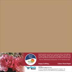 Flower Paper - Brown Flower Paper - Brown