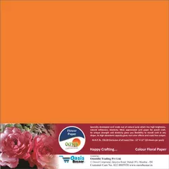Flower Paper - Orange Flower Paper - Orange