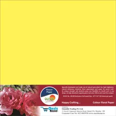 Flower Paper - Dark Yellow Flower Paper - Dark Yellow