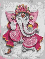 Ready Quilled Ganesha L Ready Quilled Ganesha L