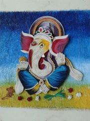 Ready Quilled Ganesha M Ready Quilled Ganesha M