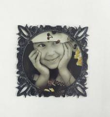 Acrylic Glitter Photo Frame Black Acrylic Glitter Photo Frame Black