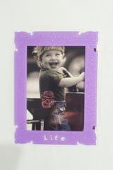 Acrylic Glitter Photo Frame Purple Acrylic Glitter Photo Frame Purple