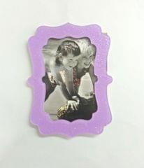 Acrylic Glitter Photo Frame Purple Acrylic Glitter Photo Frame Purple