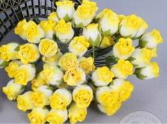Twisted Rose Buds - Yellow Twisted Rose Buds - Yellow