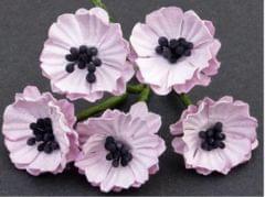 Poppy Flower with Pollens - Lilac Poppy Flower with Pollens - Lilac
