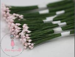 Round Shape Wire Pollen - Baby Pink Round Shape Wire Pollen - Baby Pink