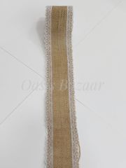 Oasis Jute Ribbon with Border- 04 Oasis Jute Ribbon with Border- 04