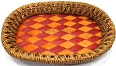 Gift Baskets Trays brown & red large -28 Gift Baskets Trays brown & red large -28