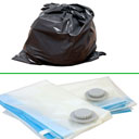 using garbage and vacuum bags to seal bugs