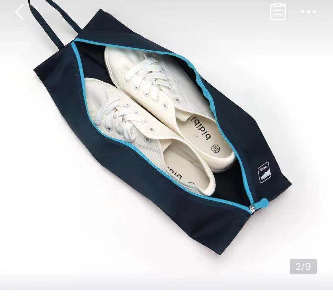 Samyaka Travel Shoe Bag, 1 Pack, With Zipper Closure