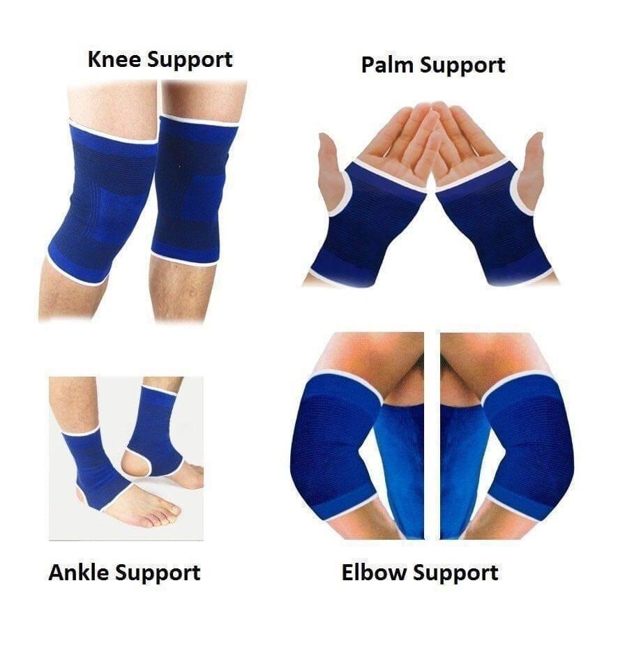 Samyaka Combo of Pair of Ankle, Knee, Palm & Elbow Support